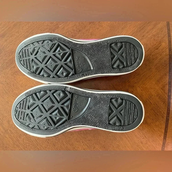 Converse Unisex Low Ankle Sneakers Pink Men’s 4 & Women’s 6 EUC No Laces Clean - Picture 8 of 10